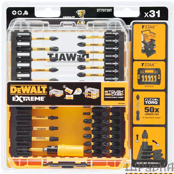 Набір біт DeWALT DT70739T - фото #3