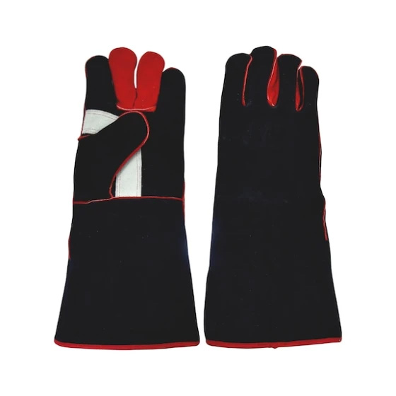 Рукавиці зварювальника шкіряні довгі BLACK-16IN розмір 10 WURTH 0984310002 - фото #1