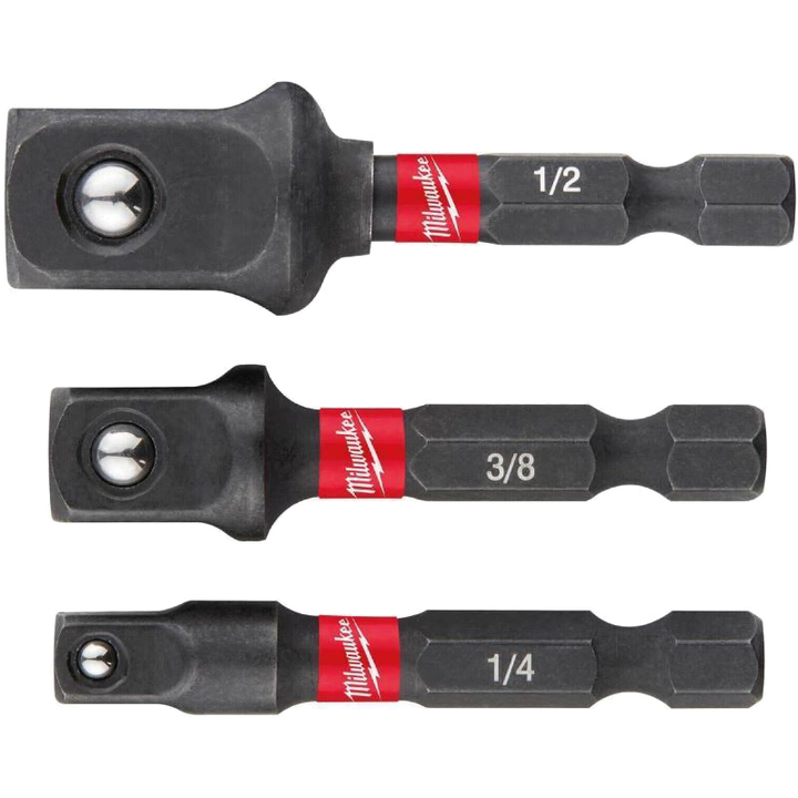 Набір перехідників ShW з 1/4"HEX MILWAUKEE 4932479228 - фото #1