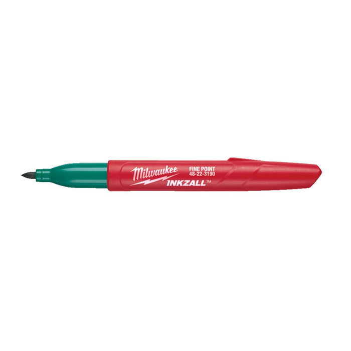 Маркер InkZAll тонкий зелений MILWAUKEE 4932492127 - фото #1