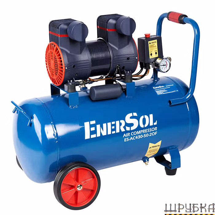 Компресор повітряний безмасляний EnerSol ES-AC430-50-2OF - фото #1