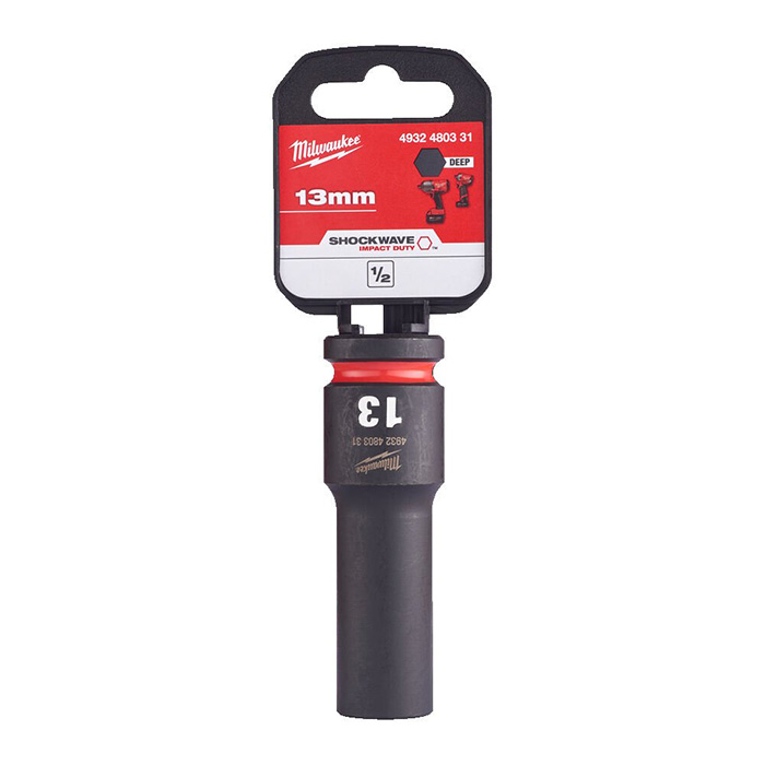 Головка подовжена ShW 1/2" 13мм MILWAUKEE 4932480331 - фото #1