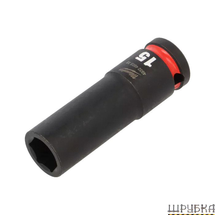 Головка подовжена ShW 1/2" 15мм MILWAUKEE 4932480333 - фото #2