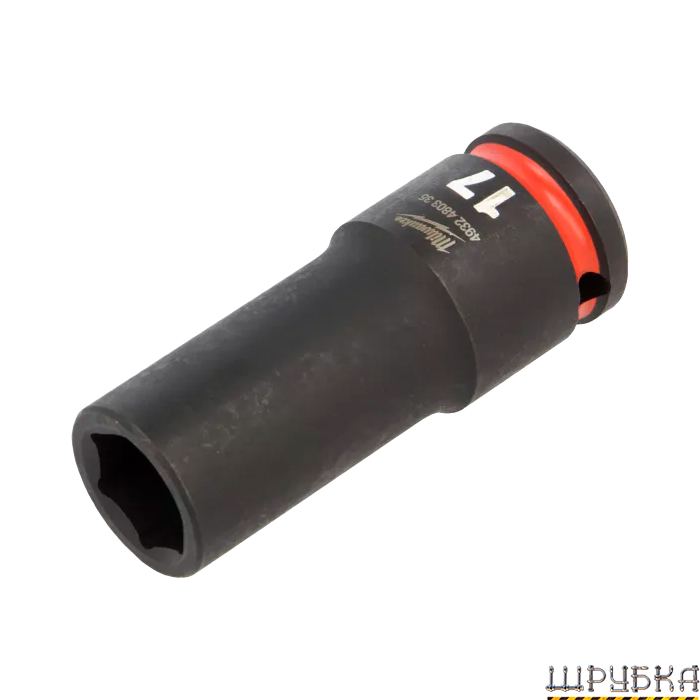 Головка подовжена ShW 1/2" 17мм MILWAUKEE 4932480335 - фото #1