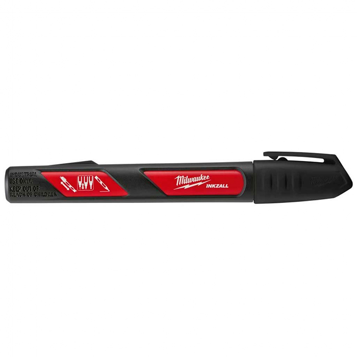 Маркер INKZALL™ на основі рідкої фарби чорний MILWAUKEE 48223731 - фото #1