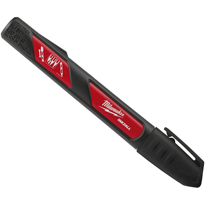Маркер INKZALL™ на основі рідкої фарби чорний MILWAUKEE 48223731 - фото #2
