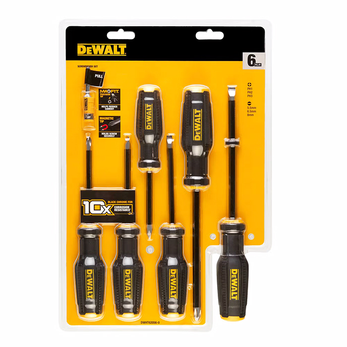 Набір викруток TOUGHSERIES™ MAX FIT®, 6 штук DeWALT DWHT62056-0 - фото #2