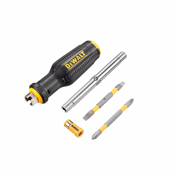 Викрутка - набір FULL FIT 6 Way з двома змінними бітами DeWALT DWHT66569-0 - фото #1