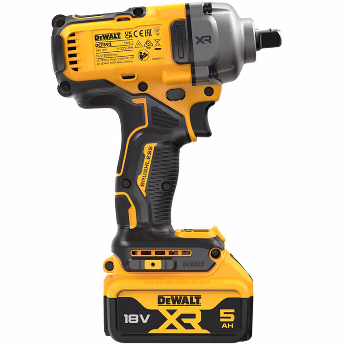 Гайкокрут ударний акумуляторний DeWALT DCF892P2T - фото #2