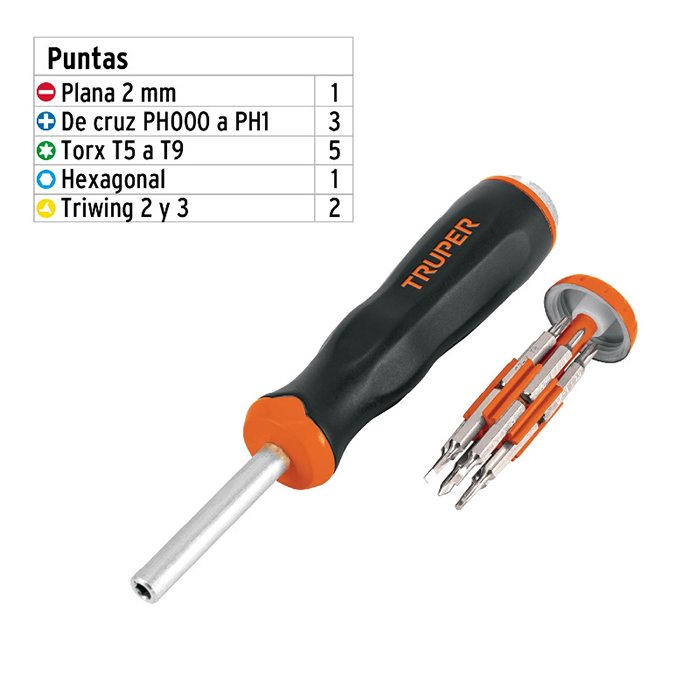 Набір викруток прецизійних TRUPER JOY-12 - фото #1