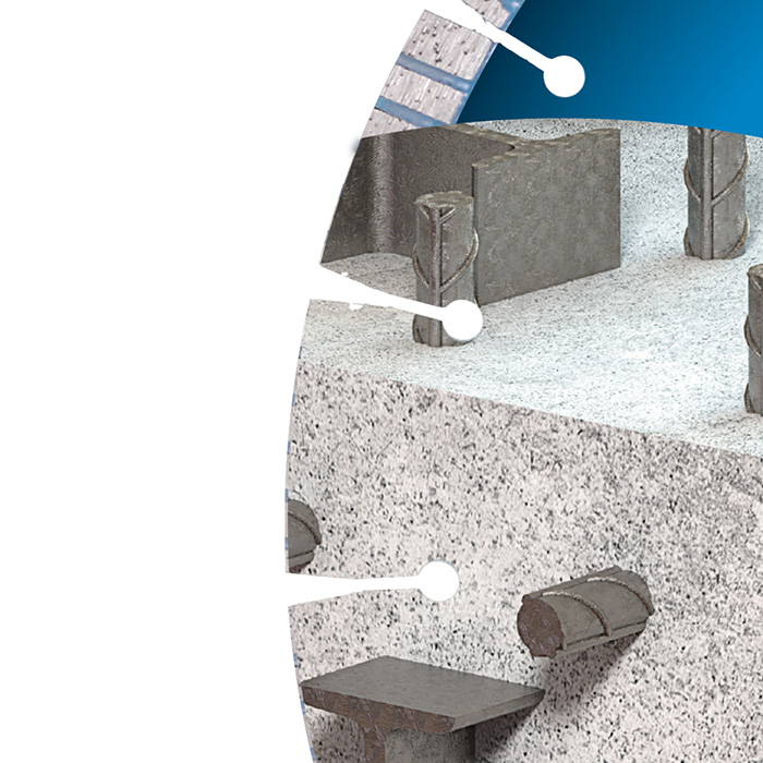 Круг алмазний вiдрiзний 1A1RSS 300x25,4-F4 Meteor DISTAR 12327055022 - фото #2