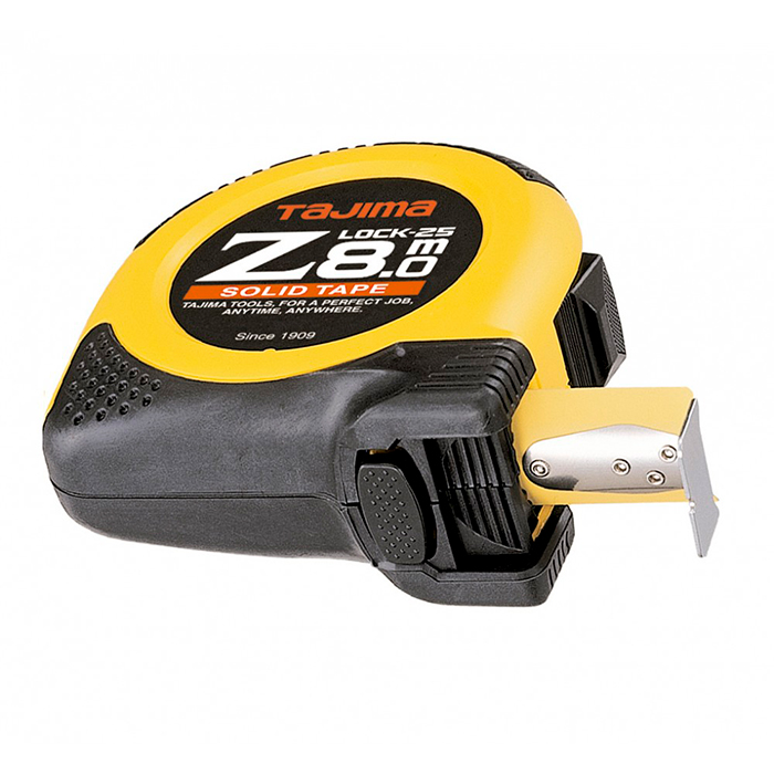 Рулетка будівельна посилена Z-Lock 8м×25мм TAJIMA ZL25-80EB-EUR - фото #1