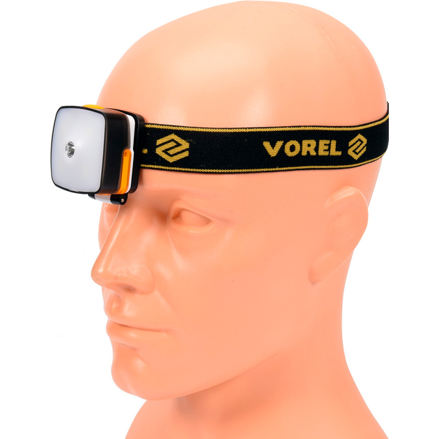 Ліхтар світлодіодний налобний акумуляторний VOREL 88677 - фото #2