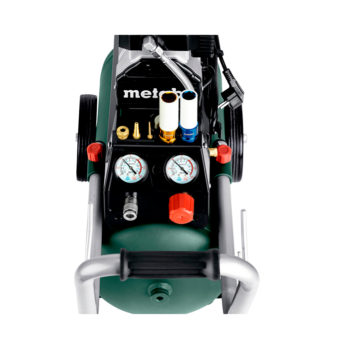 Компресор безмасляний Basic 220-24 OF Silent METABO 601593000 - фото #3