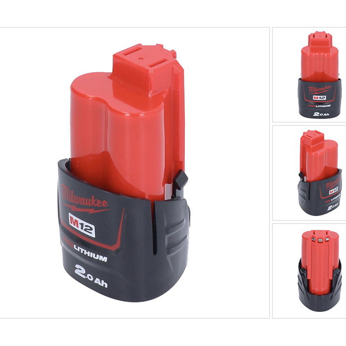 Акумуляторна батарея M12 B2 Li-Ion 2Аг MILWAUKEE 4932430064 - фото #2