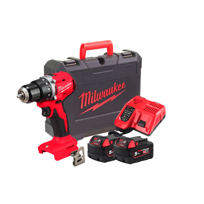 Дриль-шуруповерт акумуляторний безщітковий M18 BLDDRC-502C MILWAUKEE 4933492835 - фото #1