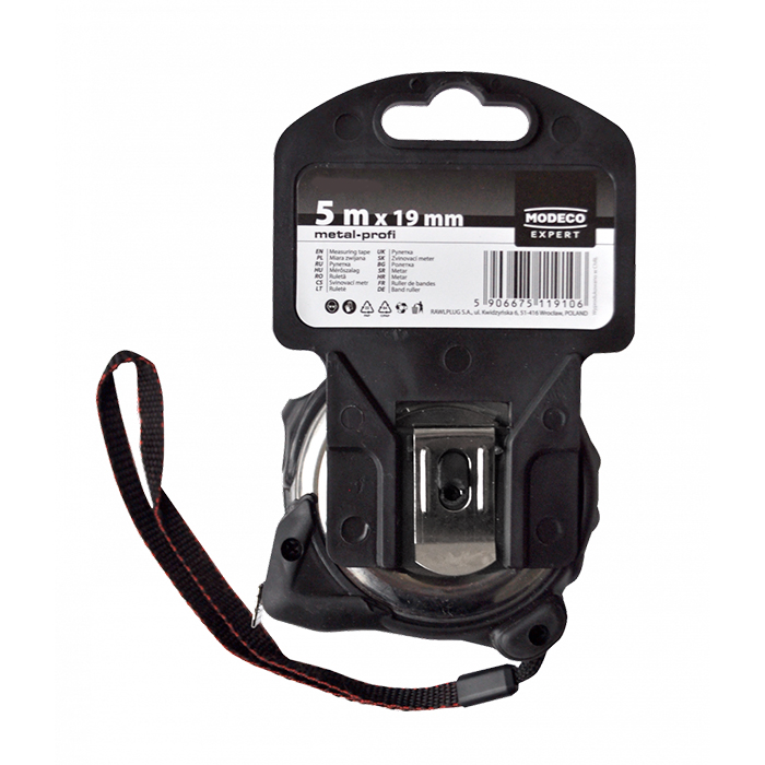 Рулетка Metal Profi з магнітом 5,0x19мм KOELNER MN-81-185 - фото #1
