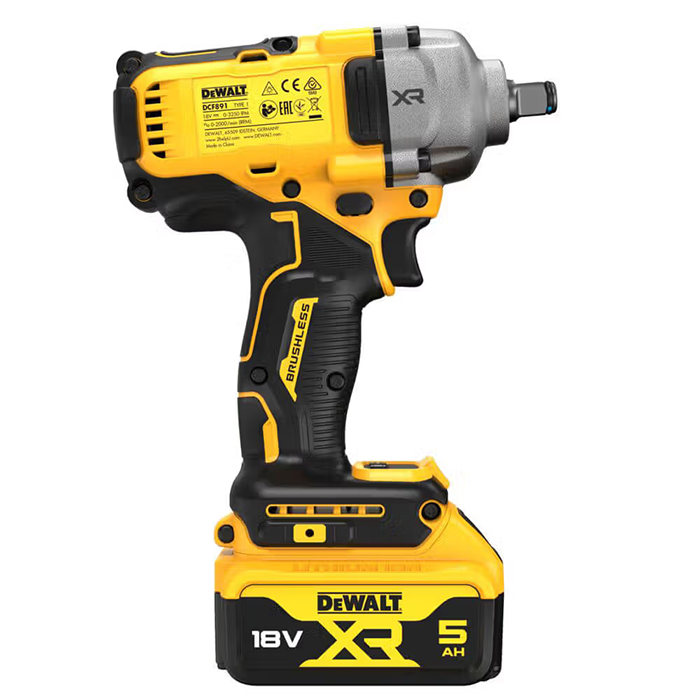 Гайкокрут ударний акумуляторний DeWALT DCF891P2T - фото #3