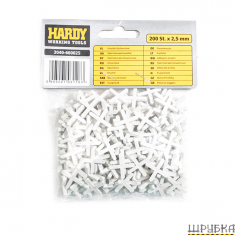 Хрестики для кахелю 2,5мм Hardy 2040-660025