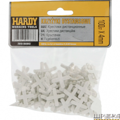 Хрестики для кахелю 4мм Hardy 2040-660040