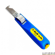 Знімач ізоляції 4-28 мм L175мм з ножем кабельним S&R 580108235