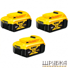 Набір акумуляторних батарей DeWALT DCB184P3