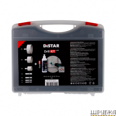 Набір свердл DrillKIT 6-70мм + CoolGEL DISTAR 89568442140