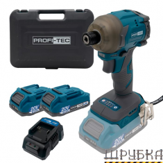 Акумуляторний імпульсний гвинтоверт PROFI-TEC PPID2620 POWERLine (007132)