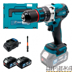 Акумуляторний дриль-шуруповерт PROFI-TEC DHP485BL (005696)