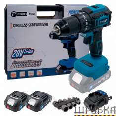 Акумуляторний шуруповерт PROFI-TEC PCD5220 (006294)