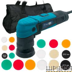 Роторна полірувальна машина PROFI-TEC PPM-607SR SET (006066)