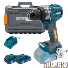 Акумуляторний дриль-шуруповерт PROFI-TEC PPCD7020 UltraCore (007642)