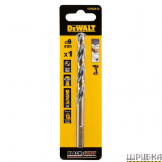 Свердло по металу Black&Gold 9мм DeWALT DT20528