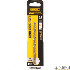 Свердло по металу EXTREME IMPACT Black&Gold 8,5мм DeWALT DT20613