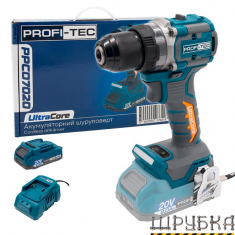 Акумуляторний дриль-шуруповерт PROFI-TEC PPCD7020 UltraCore (007641)