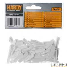 Клини для кахелю малі 100шт Hardy 2040-680001