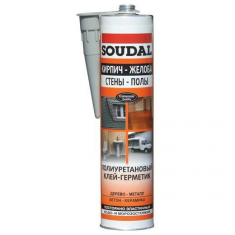 Герметик поліуретановий Soudal PU sealant сipий 300ml