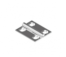 Петля 40х50x0,8мм А2