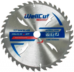 Пильний диск WellCut Standard 40Т NOVOABRASIVE WS40230