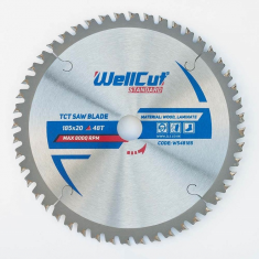 Пильний диск TM WellCut 185x20 48Т NOVOABRASIVE WS48185