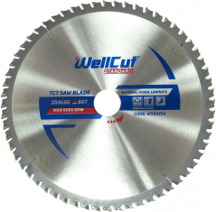 Пильний диск TM WellCut 254x30 60Т NOVOABRASIVE WS60254