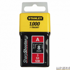 Скоби тип "А" 8 мм, для степлера ручного "Light Duty" STANLEY 1-TRA205T