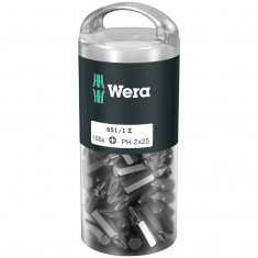 Набір біт 851/1 Z DIY PH2×25мм×100 WERA 05072441001