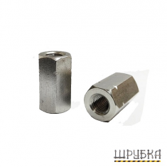 Гайка шестигранна подовжена М06х18 А2