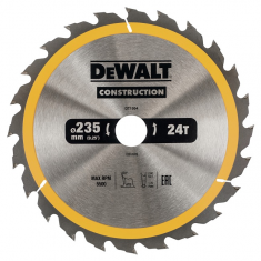 Диск пилковий СONSTRUCTION 235x30мм DeWALT DT1954