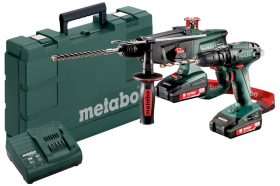 Акумуляторний набір METABO Combo Set 2.3.4,SB18+KHA18,2х2.0Аг (685090000)