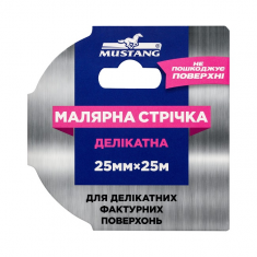 Малярна стрічка PINK 25мм MUSTANG WMT2525P