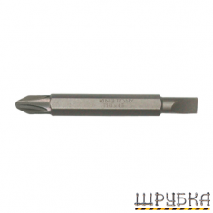 Біта двохстороння 1/4" PH1хSL4,5 KING TONY 1360451P