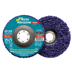 Круг зачисний караловий 125мм Т27 NOVOABRASIVE PROFI