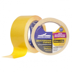 Стрічка двостороння 50мм MUSTANG DCT5025